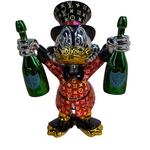 Dagobert Duck Beeld, Lior24, Zwart / Zilver / Goud / Rood / Groen